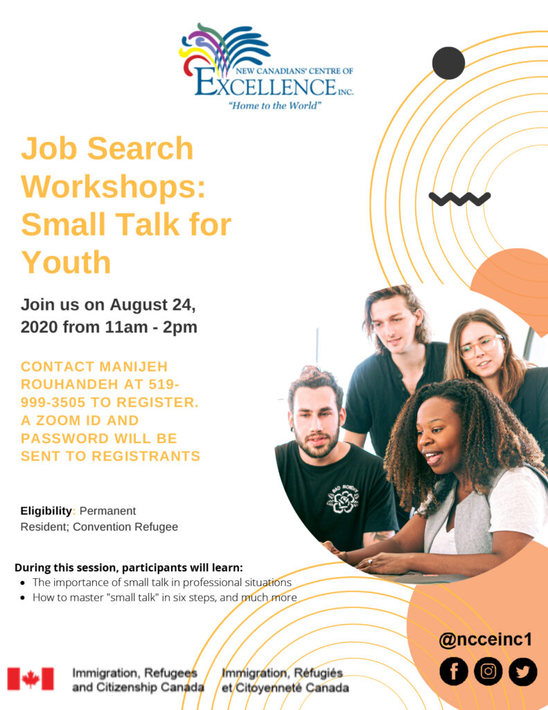 Job Search Workshops Small Talk_For Youth