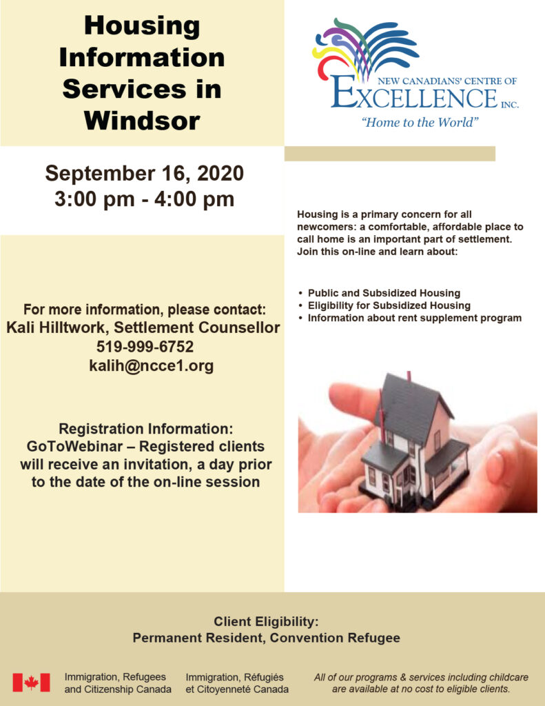 Housing Information Services in Windsor