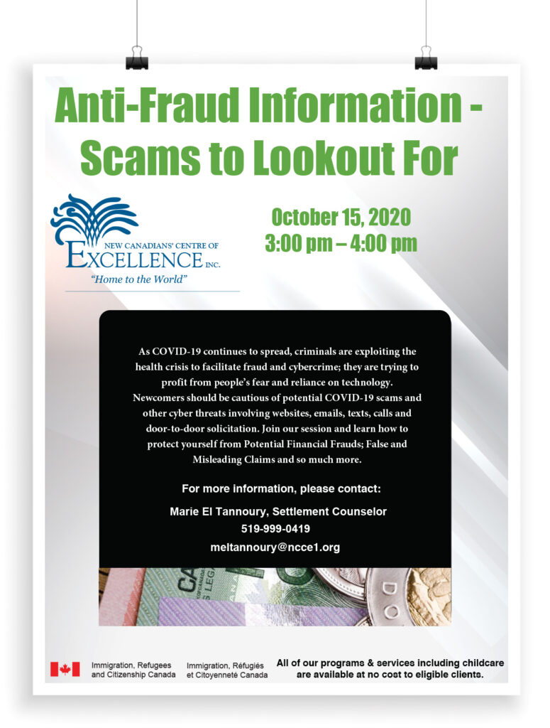 Anti-Fraud Information