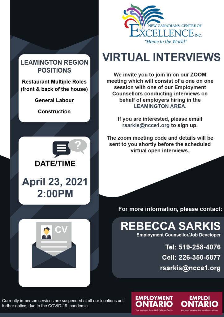 Virtual Interviews