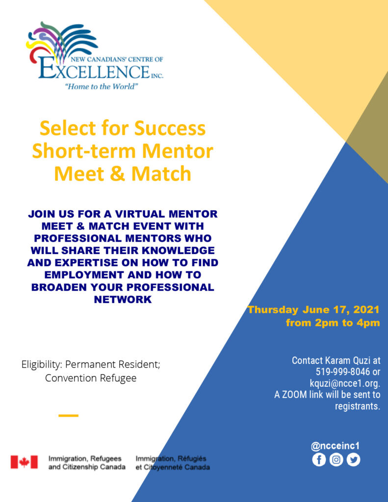 Select for Success Short-term Mentor Meet & Match