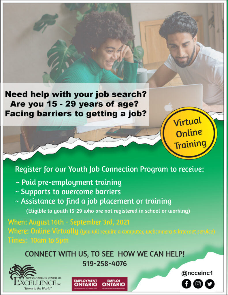 Youth Job Connection Program Virtual