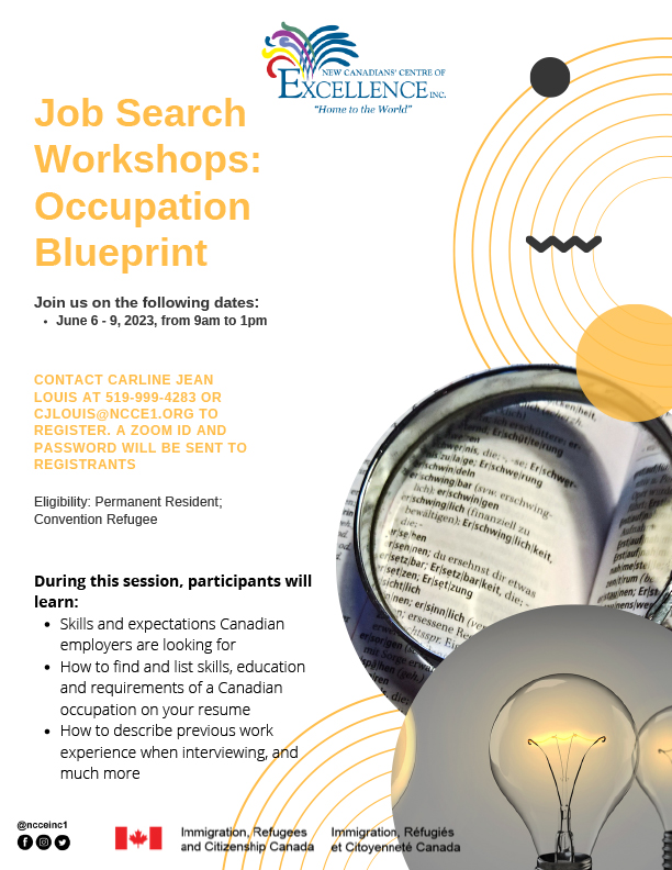 Job Search Workshops: Occupation Blueprint