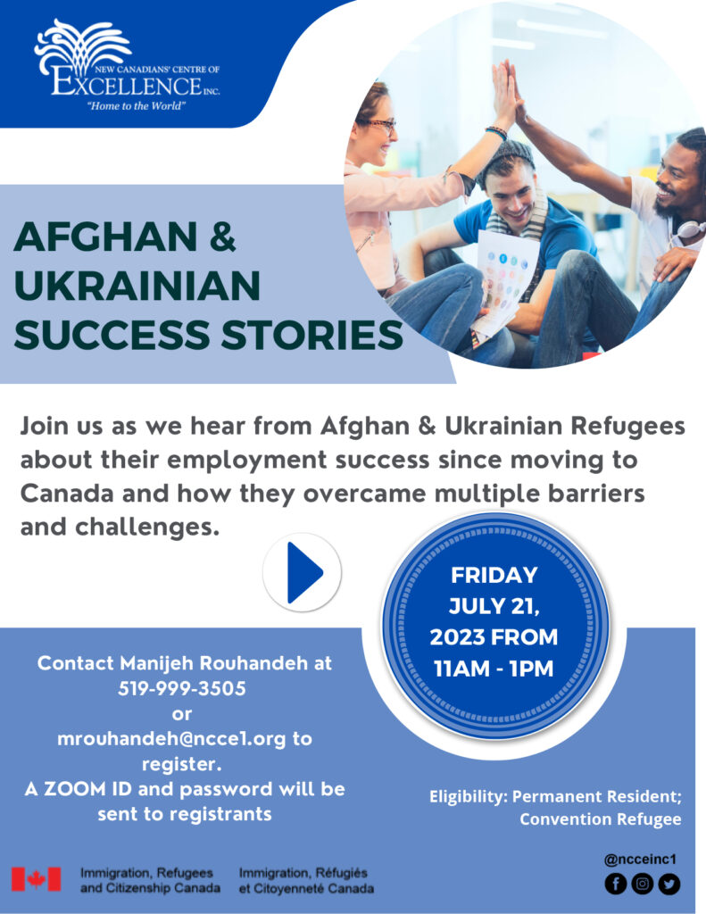 AFGHAN & UKRAINIAN SUCCESS STORIES